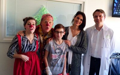 Une Miss France accompagne nos Clowns au CHU de Strasbourg :  rencontre magique et féerique !