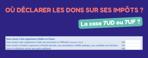 Quelle case cocher pour déclarer ses dons aux impôts ?